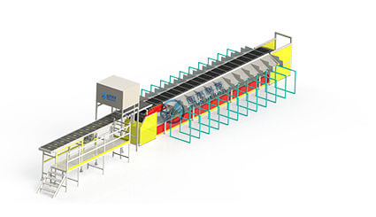 直线交叉带分拣系统